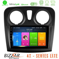 Bizzar 4t Series Dacia Dokker 2014-2021 4core Android12 2+32gb Navigation Multimedia Tablet 9 u-lvb-Dc1132