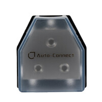 Distribution block 2x50mm² & 1x50mm² (0GA) stainless steel, nickle plated Auto-Connect 720DB12L1
