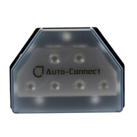 Distribution block 4x50mm² & 2x50mm² (0GA) stainless steel, nickle plated Auto-Connect 720DB24L1