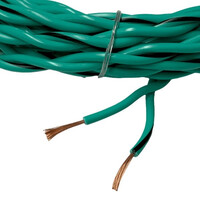 Καλώδια ηχείων (twinned) 2x1,00mm² 100% OFC 1 meter Spool Auto-Connect 720SCTGRN210L2