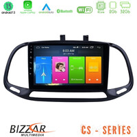 Bizzar cs Series 4core Android13 2+32gb Fiat Doblo 2015-2022 Navigation Multimedia Tablet 9 u-cs-Ft0909