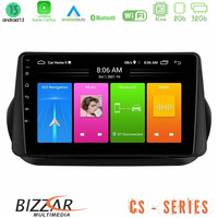Bizzar cs Series 4core Android13 2+32gb Fiat Fiorino/citroen Nemo/peugeot Bipper Navigation Multimedia Tablet 9 u-cs-Ft1025