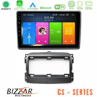 Bizzar cs Series 4core Android13 2+32gb Fiat 500l Navigation Multimedia Tablet 10 u-cs-Ft410