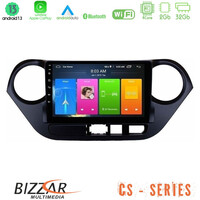 Bizzar cs Series 4core Android13 2+32gb Hyundai i10 2014-2020 Navigation Multimedia Tablet 9 u-cs-Hy0506