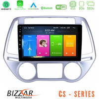 Bizzar cs Series 4core Android13 2+32gb Hyundai i20 2012-2014 Navigation Multimedia Tablet 9 u-cs-Hy0619