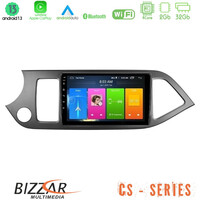 Bizzar cs Series 4core Android13 2+32gb kia Picanto Navigation Multimedia Tablet 9 u-cs-Ki0611