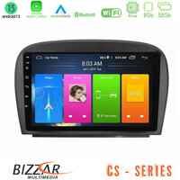 Bizzar cs Series 4core Android13 2+32gb Mercedes sl Class 2005-2011 Navigation Multimedia Tablet 9 u-cs-Mb0479