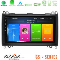 Bizzar cs Series 4core Android13 2+32gb Mercedes A/b/vito/sprinter Class Navigation Multimedia Tablet 9 u-cs-Mb0759