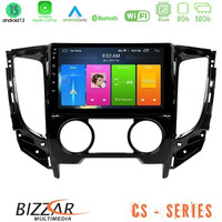 Bizzar cs Series 4core Android13 2+32gb Mitsubishi L200 2016-&Gt; &Amp; Fiat Fullback (Manual A/c) Navigation Multimedia Tablet 9 u-cs-Mt0620