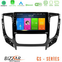 Bizzar cs Series 4core Android13 2+32gb Mitsubishi L200 2016-&Gt; &Amp; Fiat Fullback (Auto A/c) Navigation Multimedia Tablet 9 u-cs-Mt0719