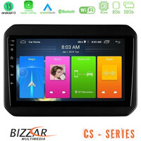 Bizzar cs Series 4core Android13 2+32gb Suzuki Ignis Navigation Multimedia Tablet 9 u-cs-Sz580
