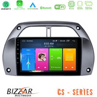Bizzar cs Series 4core Android13 2+32gb Toyota Rav4 2001 - 2006 Navigation Multimedia Tablet 9 u-cs-Ty0953