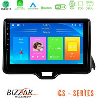 Bizzar cs Series 4core Android13 2+32gb Toyota Yaris 2020-&Gt; Navigation Multimedia Tablet 9 u-cs-Ty1079