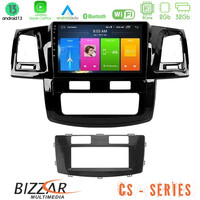 Bizzar cs Series 4core Android13 2+32gb Toyota Hilux 2007-2011 Navigation Multimedia Tablet 9 u-cs-Ty666