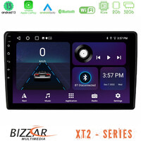 Bizzar xt2 Series 4core Android13 2+32gb Navigation Multimedia Tablet 10 με Carplay & Android Auto u-xt2-856