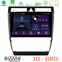 Bizzar xt2 Series 4core Android13 2+32gb Audi a6 (C5) 1997-2004 Navigation Multimedia Tablet 9 u-xt2-Au0857