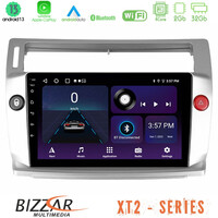 Bizzar xt2 Series 4core Android13 2+32gb Citroen c4 2004-2010 Navigation Multimedia Tablet 9 u-xt2-Ct0812