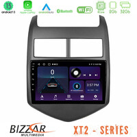 Bizzar xt2 Series 4core Android13 2+32gb Chevrolet Aveo 2011-2017 Navigation Multimedia Tablet 9 u-xt2-Cv0243