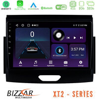 Bizzar xt2 Series 4core Android13 2+32gb Ford Ranger 2017-2022 Navigation Multimedia Tablet 9 u-xt2-Fd0496