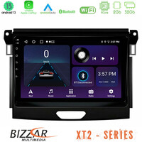 Bizzar xt2 Series 4core Android13 2+32gb Ford Ranger 2017-2022 Navigation Multimedia Tablet 9 u-xt2-Fd0617