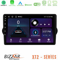 Bizzar xt2 Series 4core Android13 2+32gb Fiat Tipo 2015-2022 (Hatchback) Navigation Multimedia Tablet 9 u-xt2-Ft1281