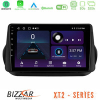 Bizzar xt2 Series 4core Android13 2+32gb Fiat Fiorino/citroen Nemo/peugeot Bipper Navigation Multimedia Tablet 9 u-xt2-Ft1025