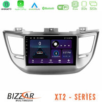 Bizzar xt2 Series 4core Android13 2+32gb Hyundai Tucson 2015-2018 Navigation Multimedia Tablet 9 u-xt2-Hy0068