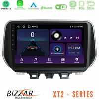 Bizzar xt2 Series 4core Android13 2+32gb Hyundai Ix35 Navigation Multimedia Tablet 10 u-xt2-Hy0609
