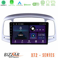 Bizzar xt2 Series 4core Android13 2+32gb Hyundai Accent 2006-2011 Navigation Multimedia Tablet 9 u-xt2-Hy0711