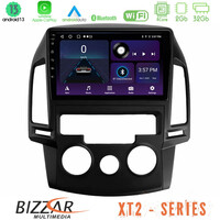 Bizzar xt2 Series 4core Android13 2+32gb Hyundai i30 2007-2012 Manual a/c Navigation Multimedia Tablet 9 u-xt2-Hy0799