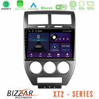 Bizzar xt2 Series 4core Android13 2+32gb Jeep Compass/patriot 2007-2008 Navigation Multimedia Tablet 10 u-xt2-Jp1023