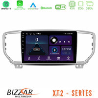 Bizzar xt2 Series 4core Android13 2+32gb kia Sportage 2018-2021 Navigation Multimedia Tablet 9 u-xt2-Ki0516