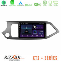 Bizzar xt2 Series 4core Android13 2+32gb kia Picanto Navigation Multimedia Tablet 9 u-xt2-Ki0611