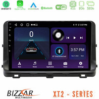Bizzar xt2 Series 4core Android13 2+32gb kia Ceed 2018-2023 Navigation Multimedia Tablet 9 u-xt2-Ki1259