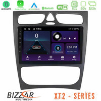 Bizzar xt2 Series 4core Android13 2+32gb Mercedes c Class (W203) Navigation Multimedia Tablet 9 u-xt2-Mb0925