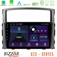 Bizzar xt2 Series 4core Android13 2+32gb Mitsubishi Pajero 2008-2009 Navigation Multimedia Tablet 9 u-xt2-Mt0557