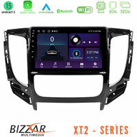 Bizzar xt2 Series 4core Android13 2+32gb Mitsubishi L200 2016-&Gt; &Amp; Fiat Fullback (Auto A/c) Navigation Multimedia Tablet 9 u-xt2-Mt0719