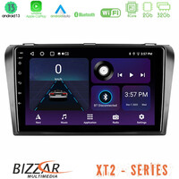 Bizzar xt2 Series 4core Android13 2+32gb Mazda 3 2004-2009 Navigation Multimedia Tablet 9 u-xt2-Mz0245