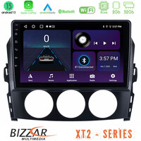 Bizzar xt2 Series 4core Android13 2+32gb Mazda mx-5 2006-2008 Navigation Multimedia Tablet 9 u-xt2-Mz049n