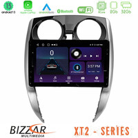 Bizzar xt2 Series 4core Android13 2+32gb Nissan Note 2013-2018 Navigation Multimedia Tablet 10 u-xt2-Ns0481