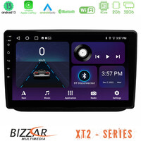 Bizzar xt2 Series 4core Android13 2+32gb Skoda Fabia 2007-2014 Navigation Multimedia Tablet 10 u-xt2-Sk0486