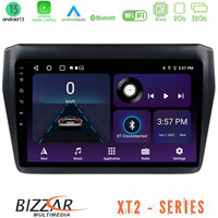 Bizzar xt2 Series 4core Android13 2+32gb Suzuki Swift 2017-2023 Navigation Multimedia Tablet 9 u-xt2-Sz0522