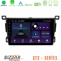 Bizzar xt2 Series 4core Android13 2+32gb Toyota Rav4 2013-2018 Navigation Multimedia Tablet 9 u-xt2-Ty0435