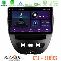 Bizzar xt2 Series 4core Android13 2+32gb Toyota Aygo/citroen C1/peugeot 107 Navigation Multimedia Tablet 10 u-xt2-Ty0866