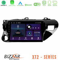 Bizzar xt2 Series 4core Android13 2+32gb Toyota Hilux 2017-2021 Navigation Multimedia Tablet 10 u-xt2-Ty600