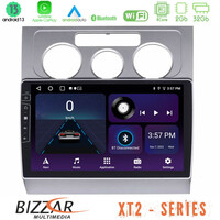 Bizzar xt2 Series 4core Android13 2+32gb vw Touran 2003-2011 Navigation Multimedia Tablet 10 u-xt2-Vw1001