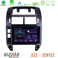 Bizzar xt2 Series 4core Android13 2+32gb vw Polo 2002-2009 Navigation Multimedia Tablet 9 u-xt2-Vw1229