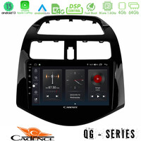 Cadence qg Series 8core Android13 4+64gb Chevrolet Spark 2009-2015 Navigation Multimedia Tablet 9 u-qg-Cv0683