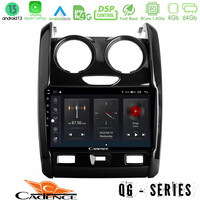 Cadence qg Series 8core Android13 4+64gb Dacia Duster 2014-2018 Navigation Multimedia Tablet 9 u-qg-Dc0430