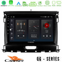 Cadence qg Series 8core Android13 4+64gb Ford Ranger 2017-2022 Navigation Multimedia Tablet 9 u-qg-Fd0631